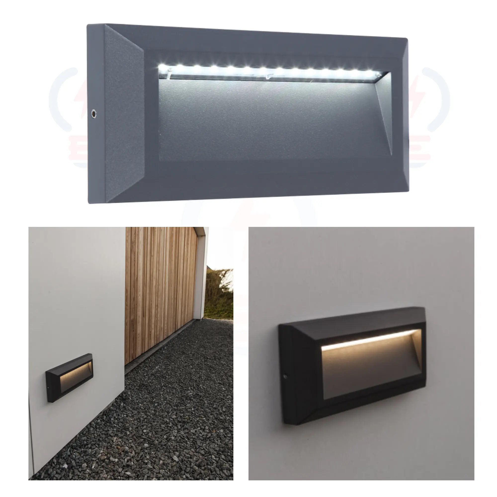 Balisage Apparent LED Lutec UME Gris Anthracite - 10,5W - IP54 - Éclairage Indirect