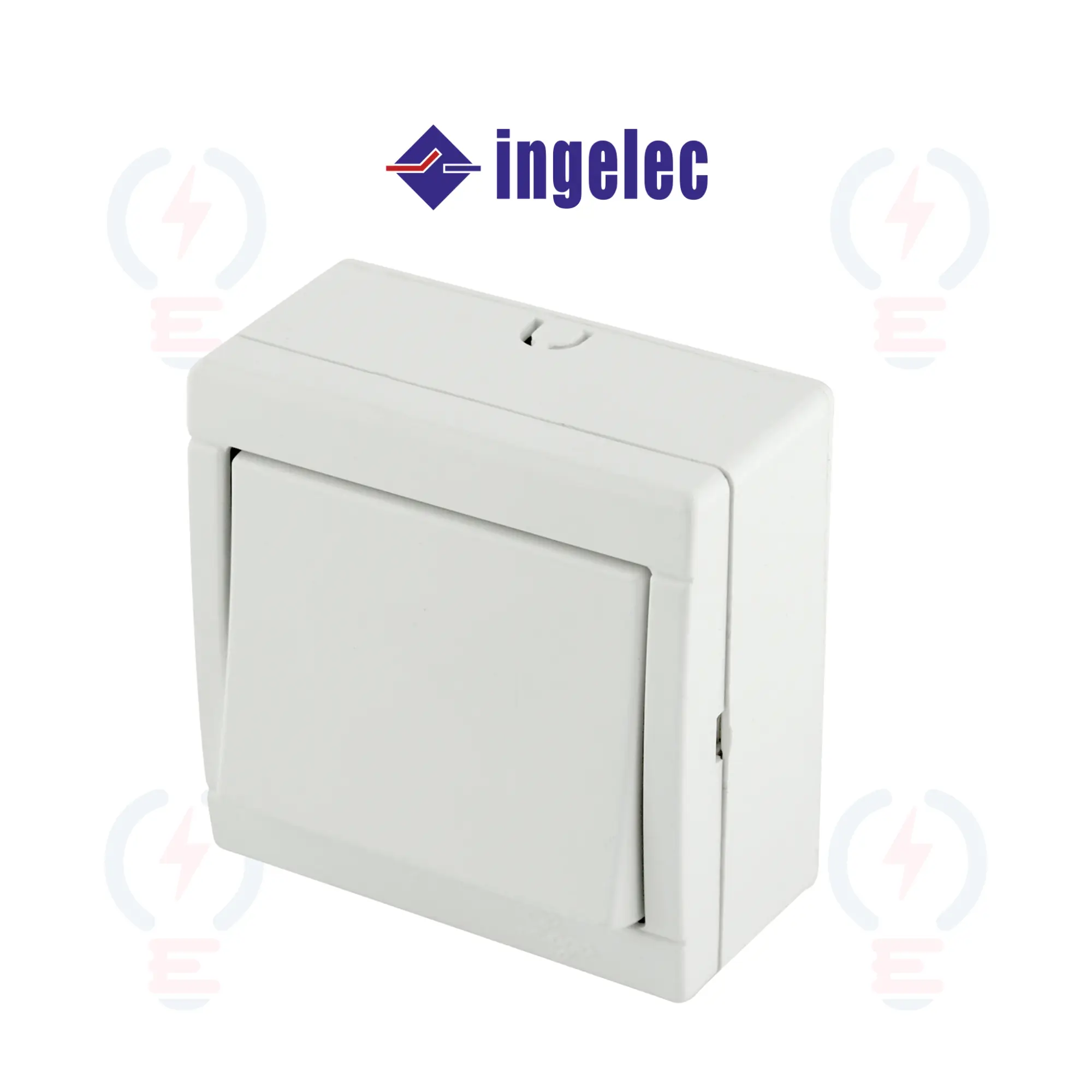 Gamme Interrupteurs Ingelec LOGO - Blanc - Design Épuré (Réf. Série 5011 / 5012)